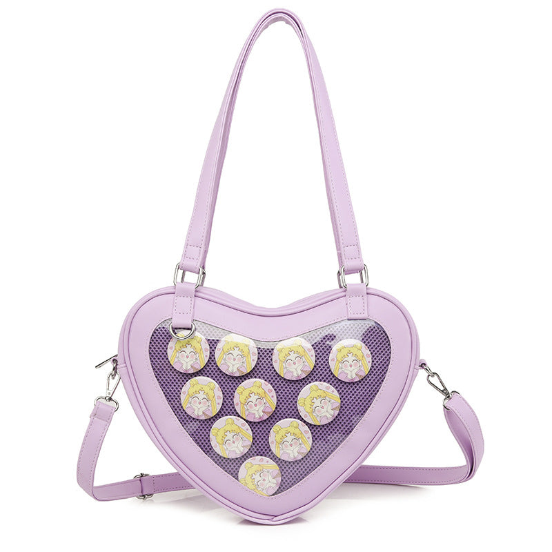 Style Uniform Lolita Heart-shaped Cartoon Bar Bags