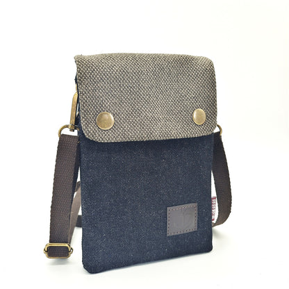 Innovative Denim Mobile Simple Unisex Small Bags