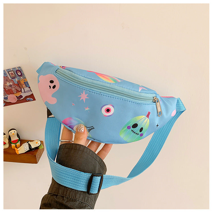 Sacs banane pour enfants de style coréen avec poches et dessin animé mignon