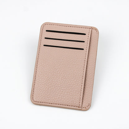 Women's & Men's & Driving License Bank Litchi Grain Id Package