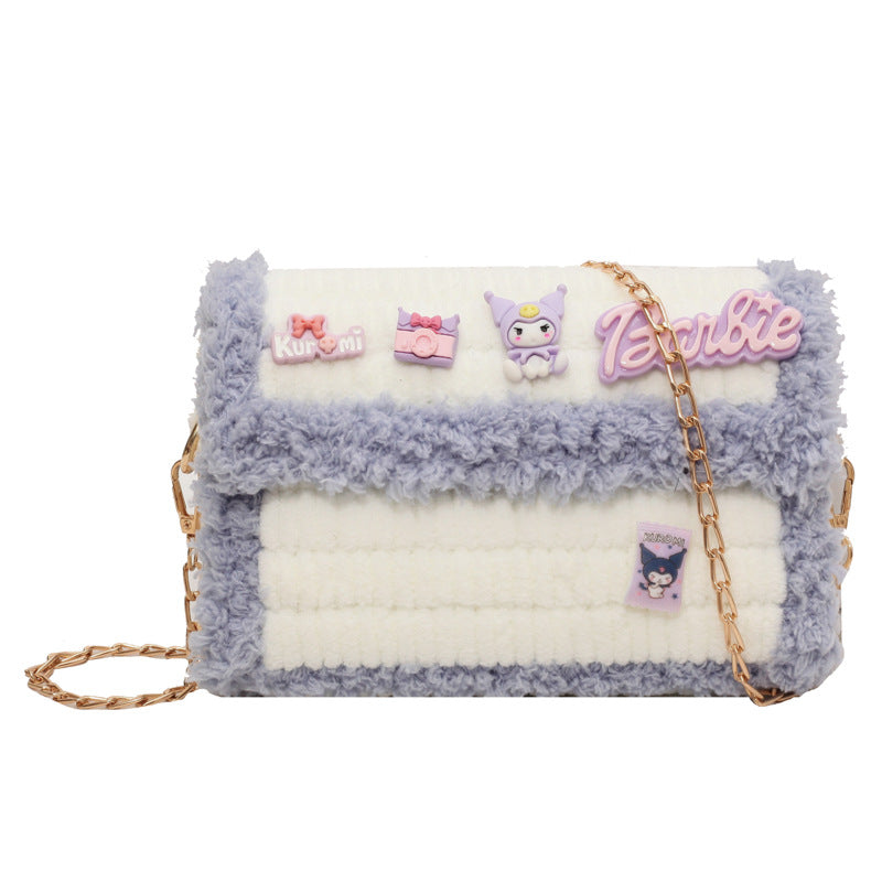 Clow Hand-woven Wool Material Finished Gifts Crossbody Bags