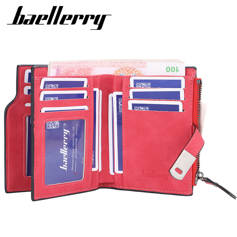 Women's Style Versatile Multiple Slots Soft Leather Ladies Wallets