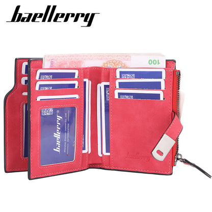 Women's Style Versatile Multiple Slots Soft Leather Ladies Wallets