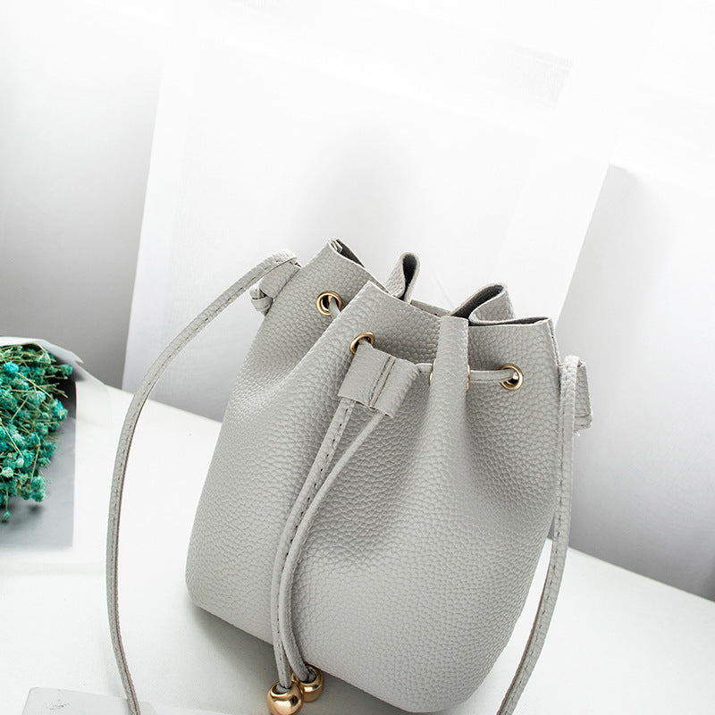 Women's Autumn Litchi Pattern Fresh Elegant Shoulder Bags