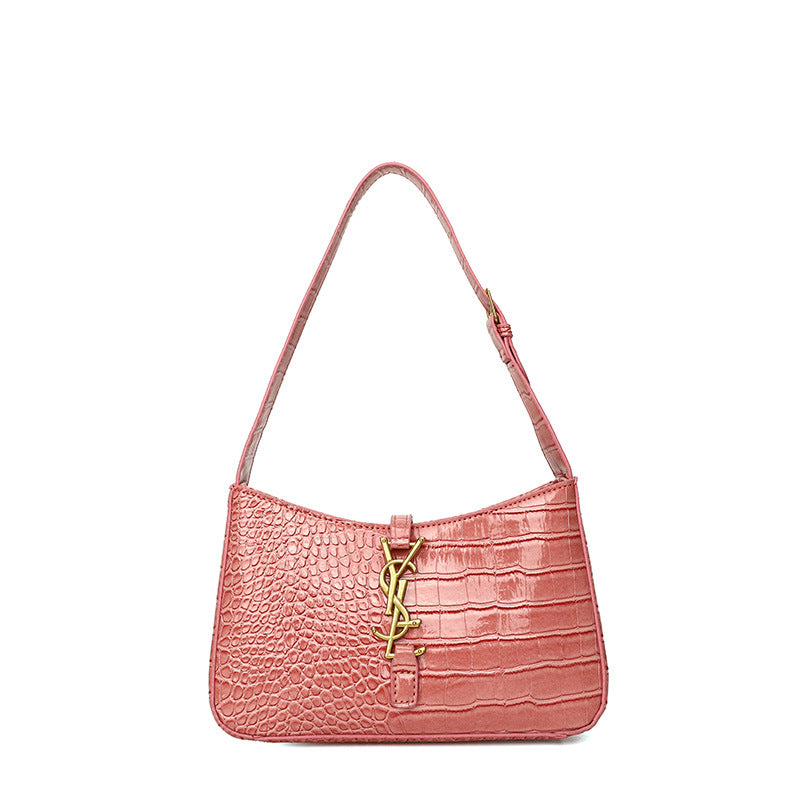 Crocodile Pattern Baguette Today Popular Trendy Shoulder Bags