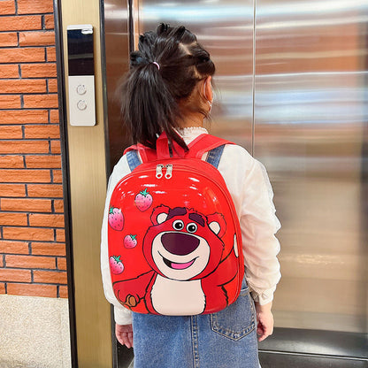 Sacs d'école pour enfants, garçons, canard, mignon, ours à fraises, à coque rigide, pour la maternelle