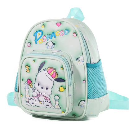 Sacs d'école maternelle en cuir imperméables pour enfants avec dessin animé Clow Melody