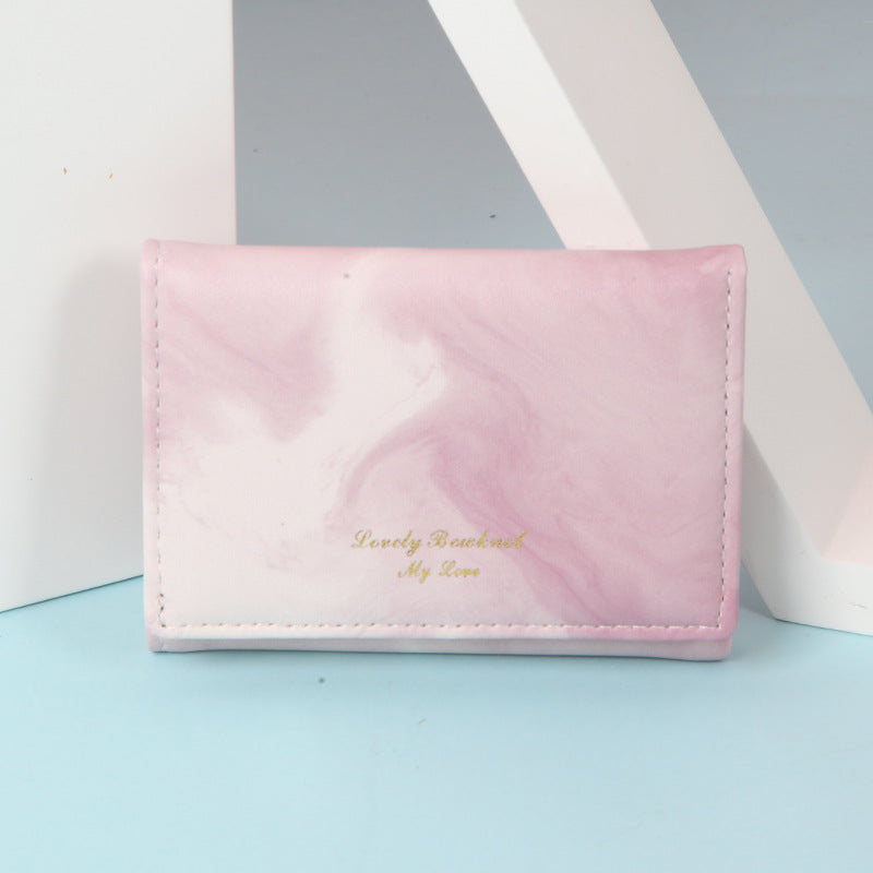 Women's Short Exquisite Mini Prepuce Advanced Gradient Ladies Wallets