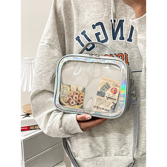 Square Design Small Food Intake Cartoon Daily Mobile Crossbody Bags