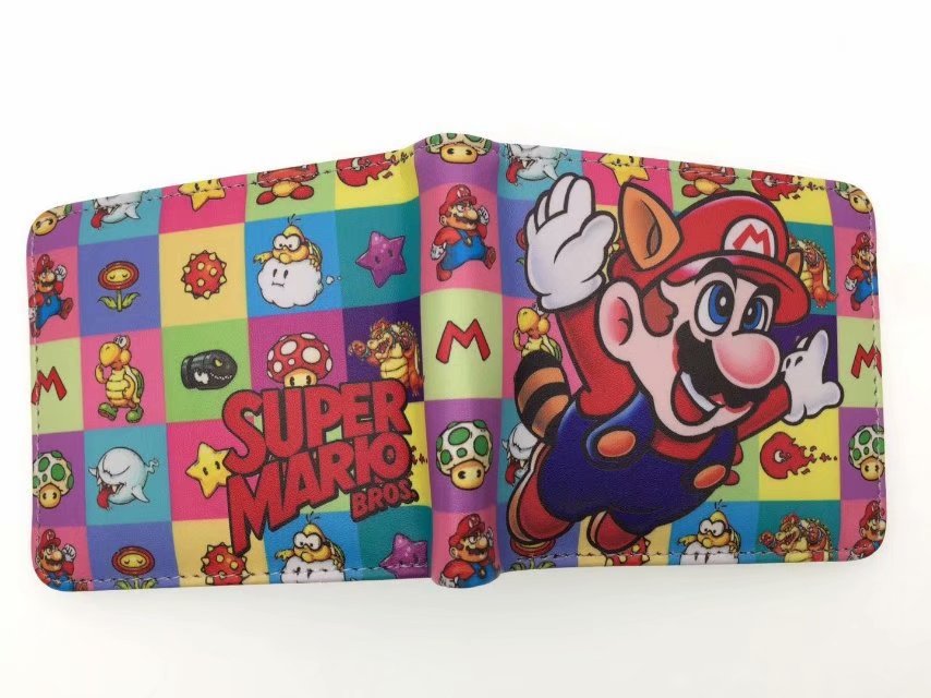 Super Mary Short Mario Unisex Leather Ladies Wallets