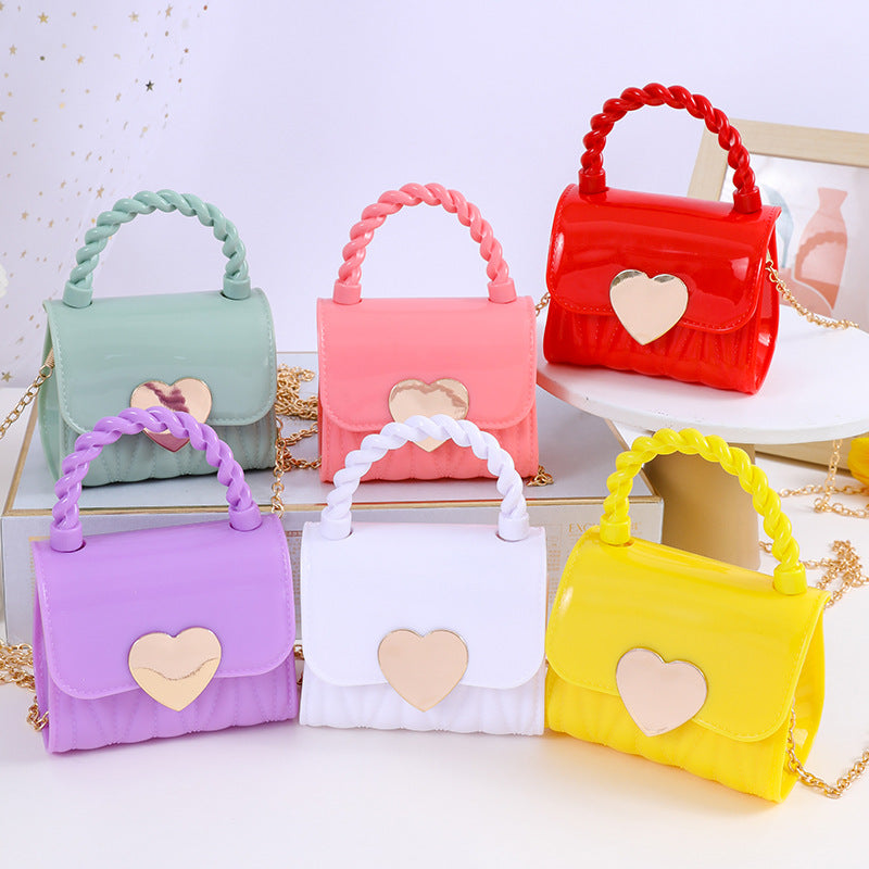 Women's Slouchy Creative Mini Love Gel Crossbody Bags