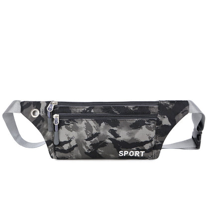 Sacs banane unisexes tendance pour hommes, motif camouflage, petits