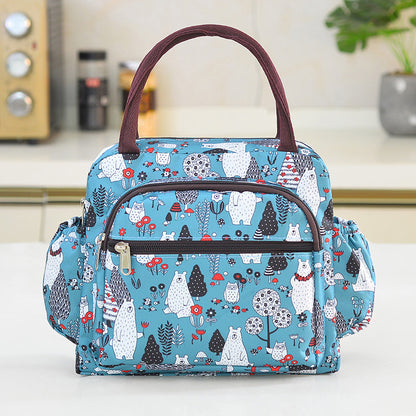 Women's Small Cloth Thickened Lunch Box Mother Handbags