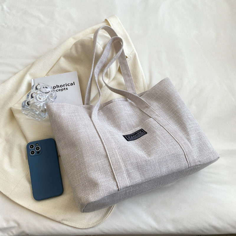 Sac fourre-tout tendance pour femme, grand sac à bandoulière simple et portable