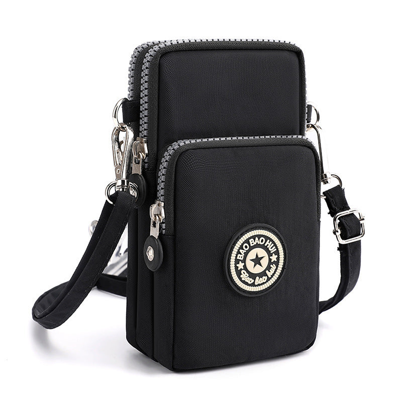 Korean Style Mobile Female Fabric Halter Phone Bags