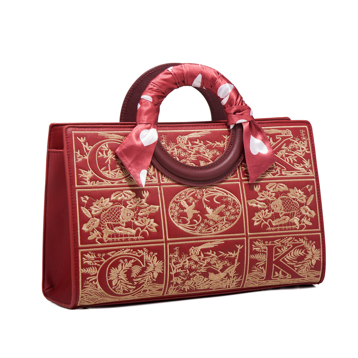 Women's Embroidered Mother Elegant Red Wedding High-grade Handbags