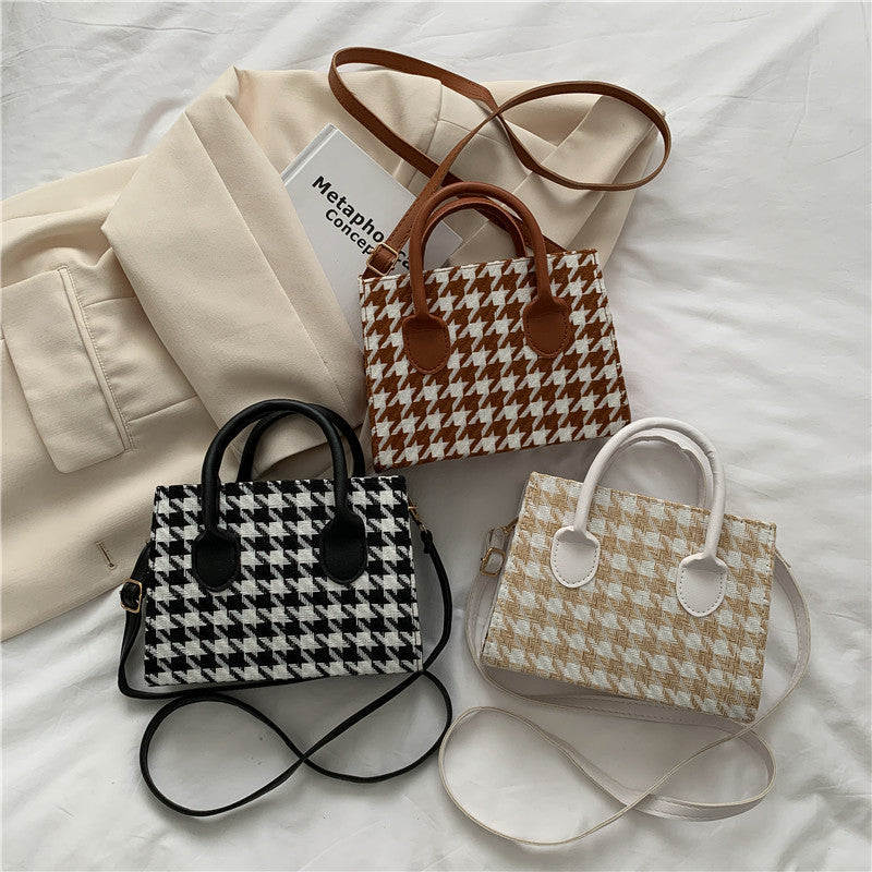 Women's Autumn Plaid Small Trendy Fashion Crossbody Bags