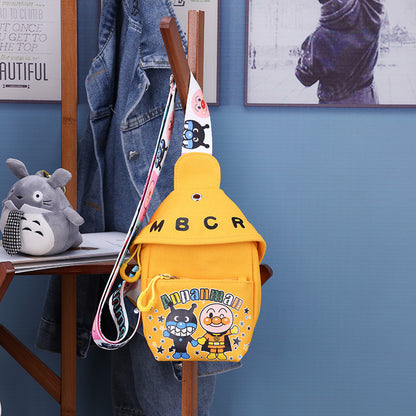 Women's & Children's & Cartoon Canvas Small Fashionable Korean Waist Packs