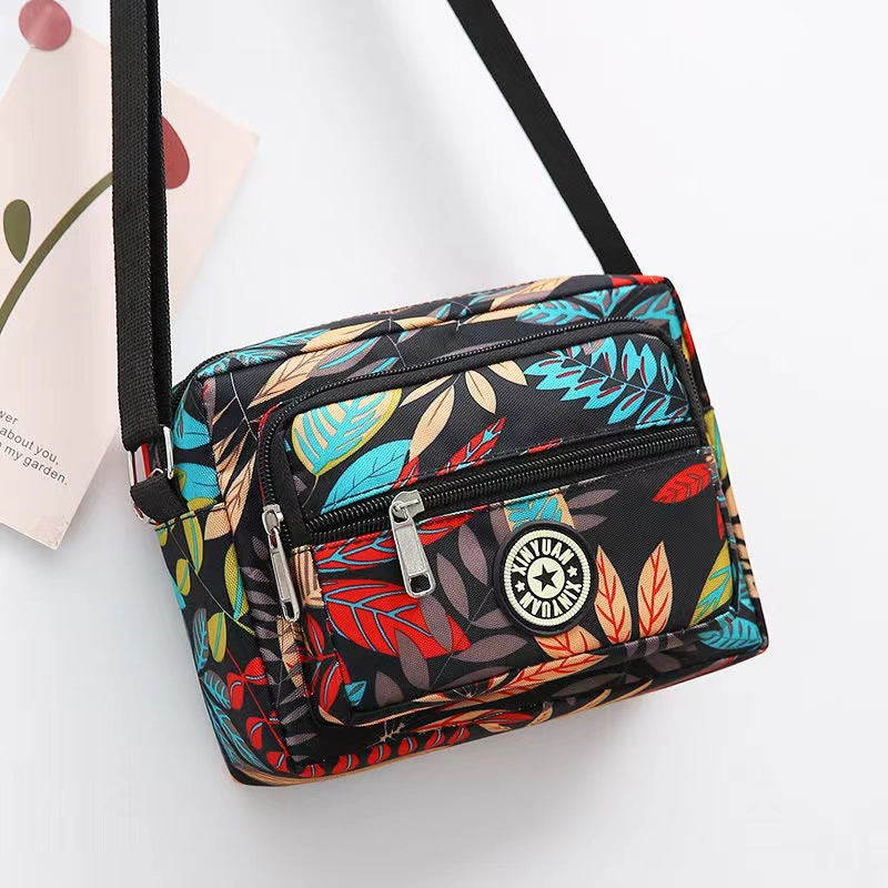 Women's Style Oxford Flower Cloth Stall Running Crossbody Bags