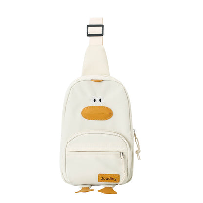 Sacs banane pour enfants de style coréen avec dessin animé mignon canard garçon