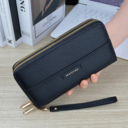 Women's Zip Clutch Female Fashion Large Capacity Layer Ladies Wallets