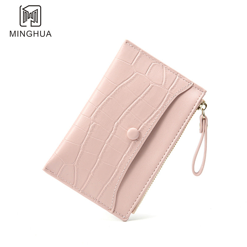 Summer Leather Pattern Solid Color Simple Ladies Wallets