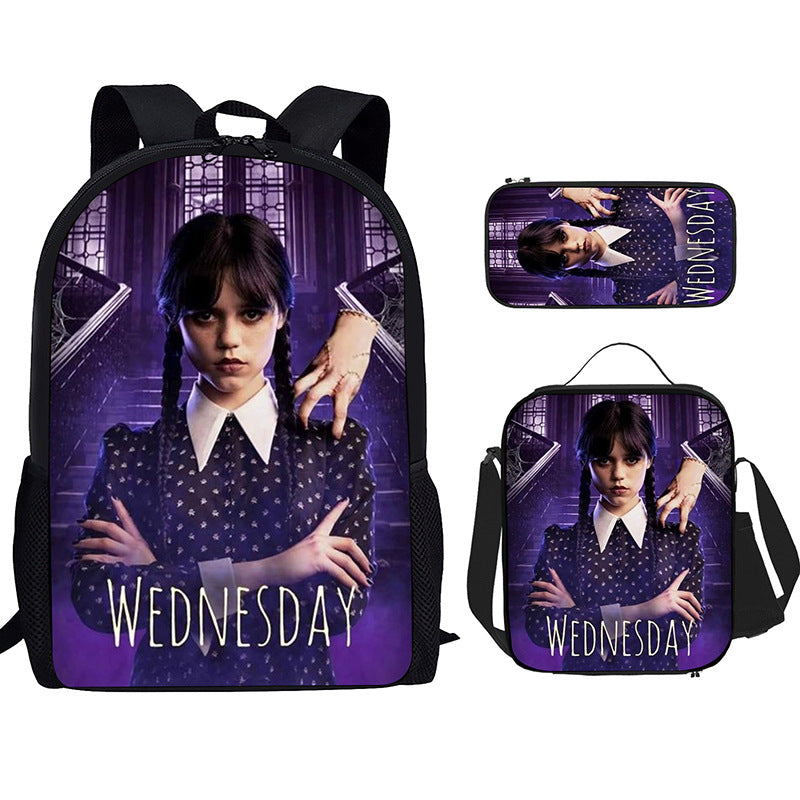 Adams Wednesday Three-piece Nylon High Quality Elementary School Students' Schoolbags