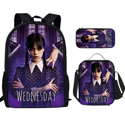 Adams Wednesday Three-piece Nylon High Quality Elementary School Students' Schoolbags