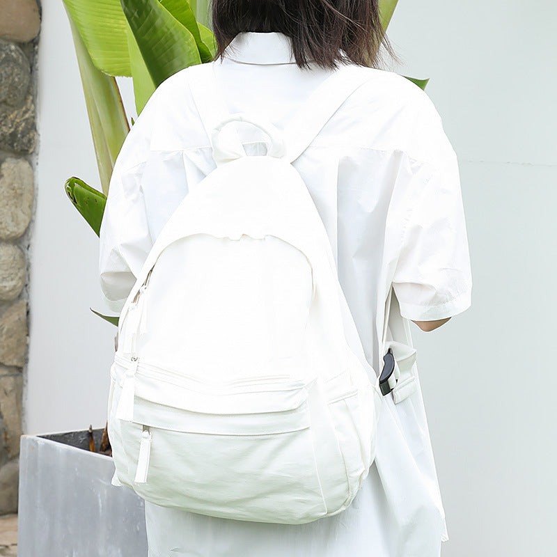 Sacs à dos de loisirs en toile délavée pour femmes, style forêt