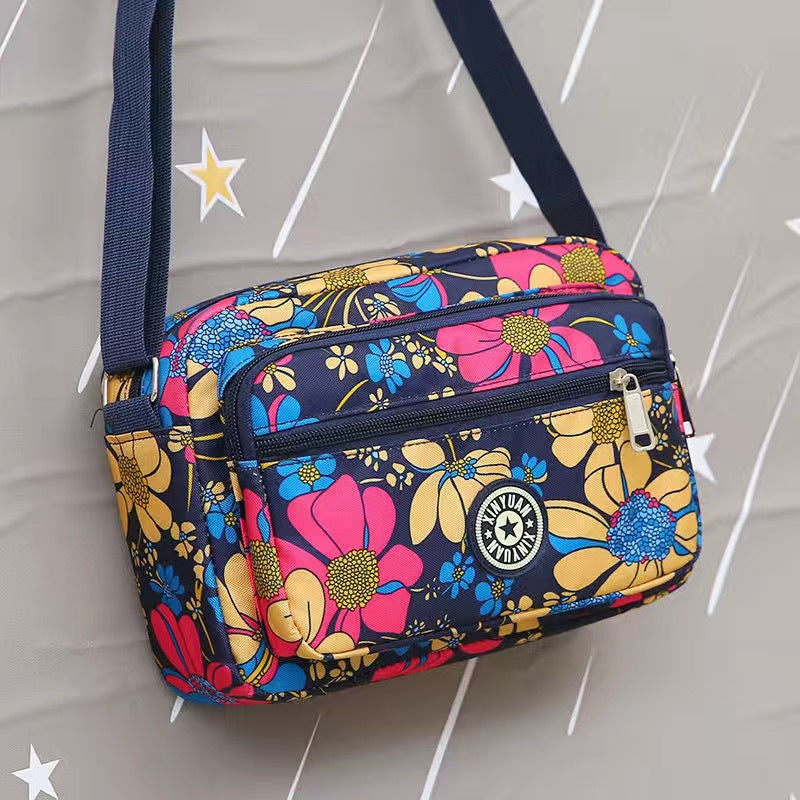 Flower Cloth Mummy Waterproof Oxford Hair Crossbody Bags