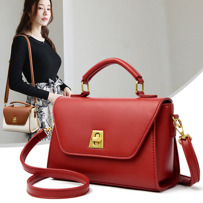 Women's Simple Advanced Texture Small Square Commuting Fashion Bags