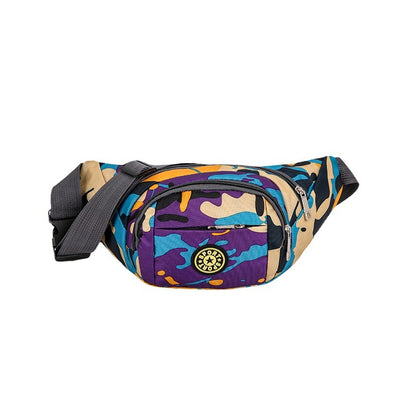 Women's & Men's & Fashion Camouflage Large Capacity Mobile Waist Packs