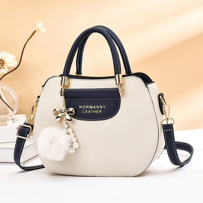 Women's Stylish Trendy Spring Contrast Color Single Handbags