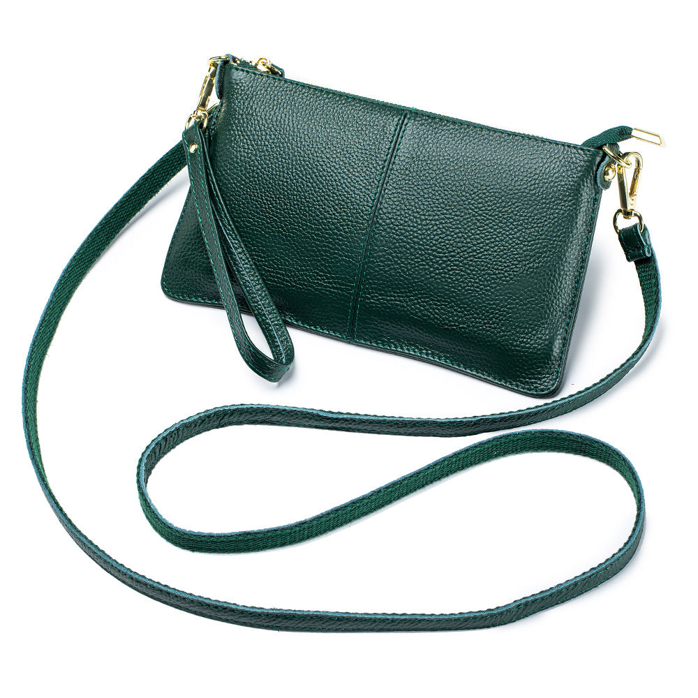 Women's Leather Female Genuine Clutch Soft Versatile Bags