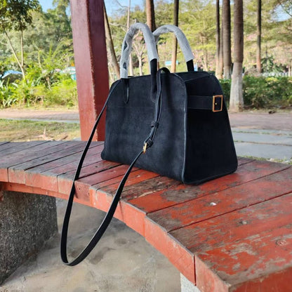 Cool Unique Cowhide Suede High Sense Shoulder Bags