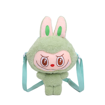 Curtain Cloth Plush Pop Mart Cartoon Shoulder Bags