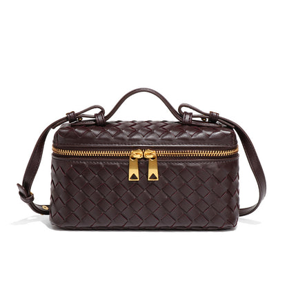 Slouchy Hand-woven Fashion Box Portable Lunch Bags