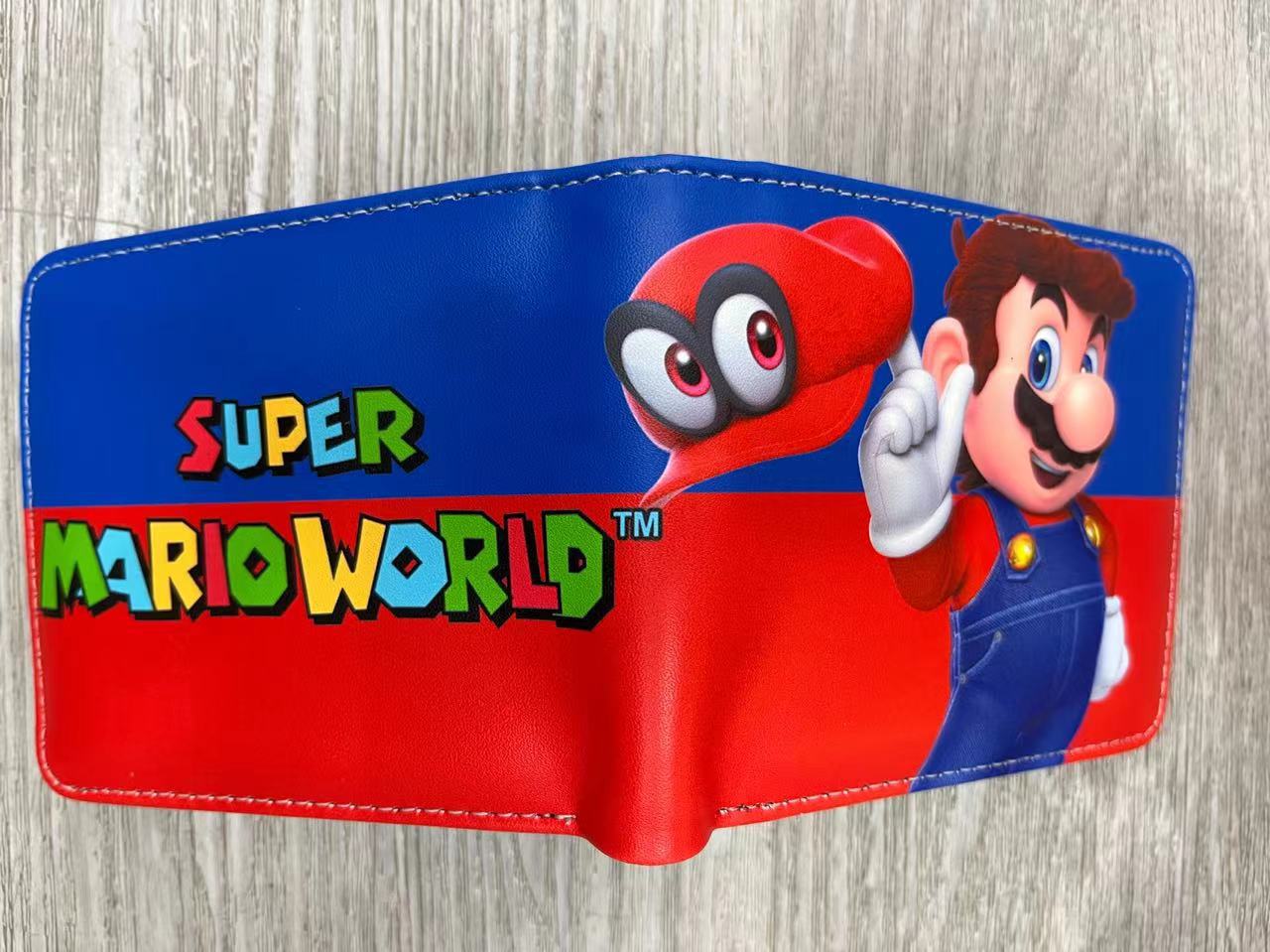 Super Mary Short Mario Unisex Leather Ladies Wallets