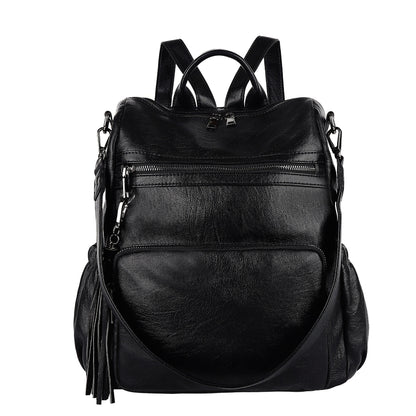 Women's Summer Fashion Leather High-grade Large Capacity Backpacks