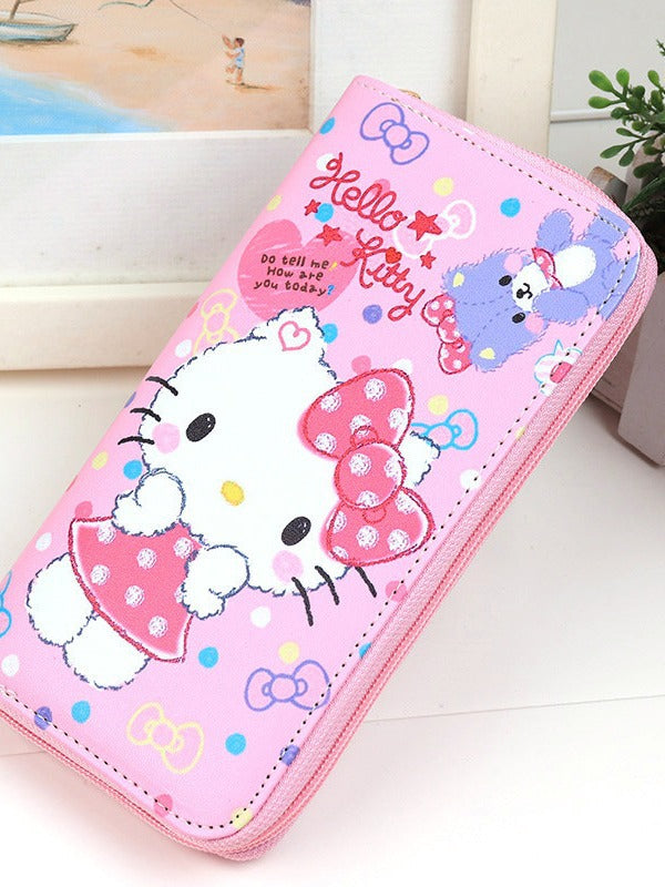 Women's Trend Creative Cartoon Cat Zipper Ladies Wallets