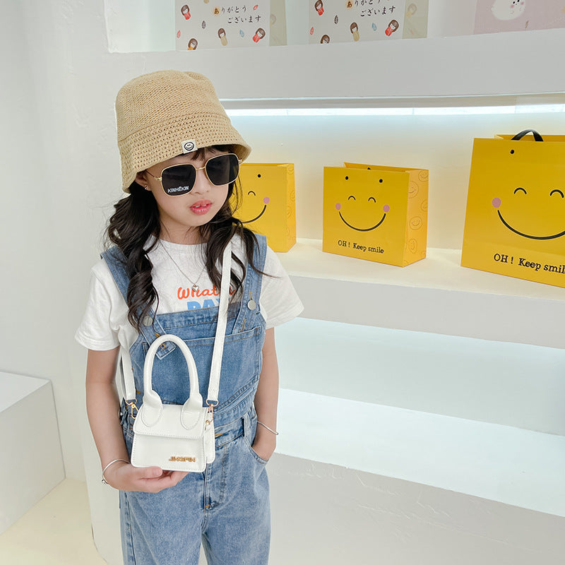 Children's Style Summer Minimalist Candy Color Trendy Children's Shoulder Bags