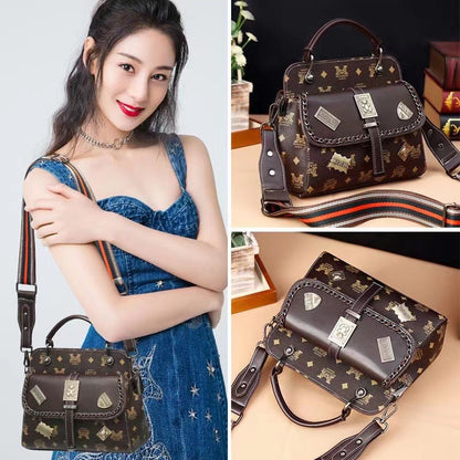 Women's Glamorous Graceful Fashionable Retro Printed Crossbody Bags