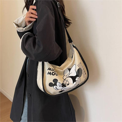 Canvas Female Fashion Large Capacity One Crossbody Bags