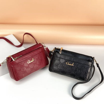 Glamorous Unique Soft Leather Mother Stall Crossbody Bags