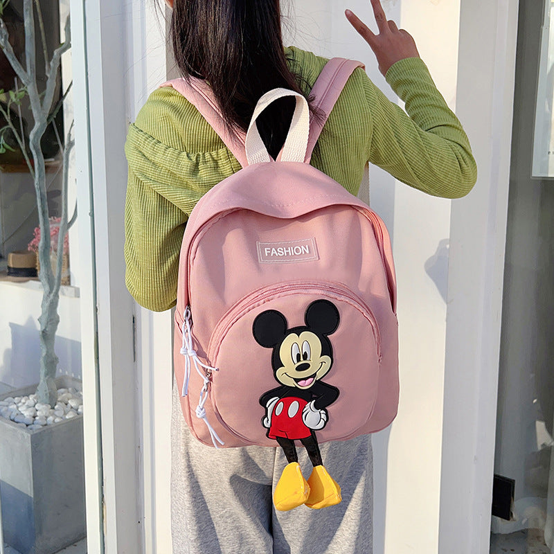 Attractive Small Cute Boys Cartoon Leisure Backpacks