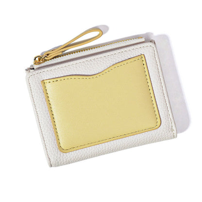 Capacity Certificate Zipper Fashion Simple Double Ladies Wallets