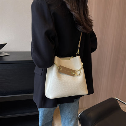 Sacs à bandoulière simples et tendance pour femmes, grande capacité, style diamant