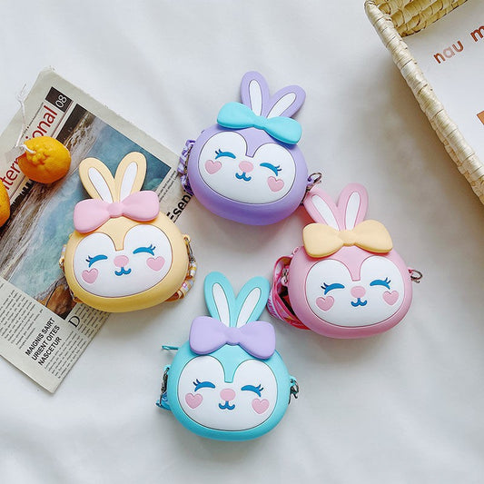 Creative Cute Rabbit Fashion Silicone Trendy Children's Coin Purse