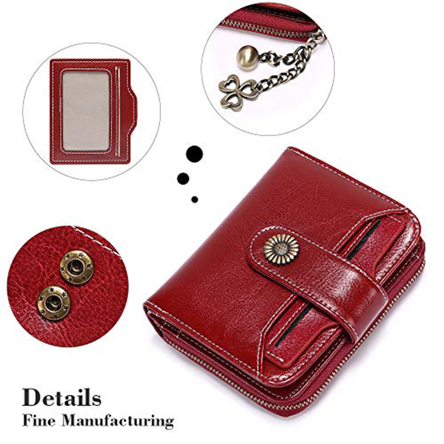 Women's Leather Female Short Korean Mini License Ladies Wallets