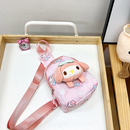 Children's Stylish Cute Plush Doll Cartoon Children's Waist Packs